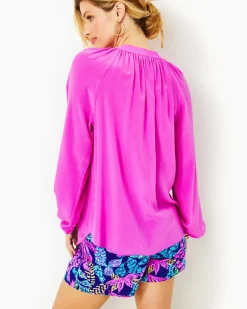 Shop Saige Silk Top Women Tops