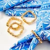 Best Sale Square Bamboo Napkin Rings Women Tabletop