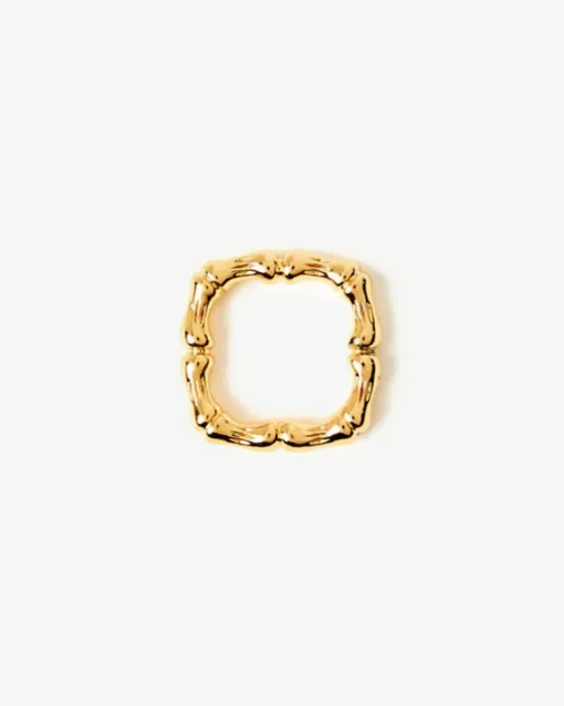Best Sale Square Bamboo Napkin Rings Women Tabletop