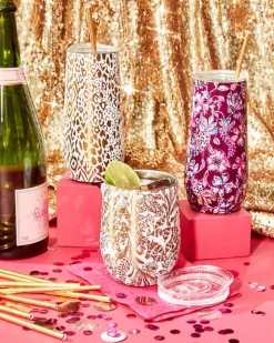 Cheap Stainless Steel Stemless Wine Tumbler Women Tabletop