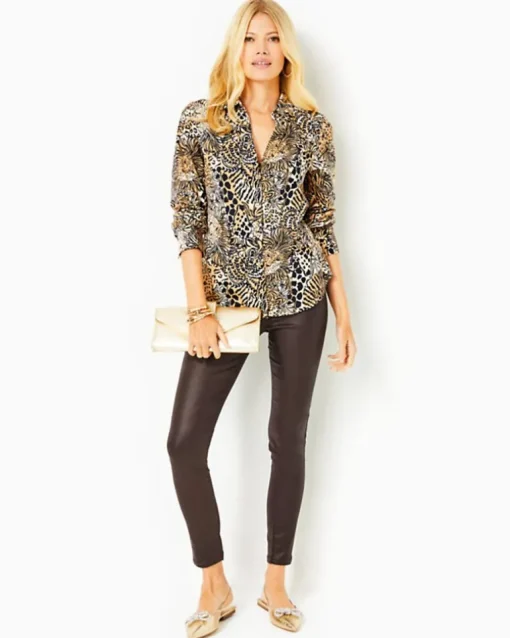 Cheap Upf 50+ Chillylilly Marlena Button Down Top Women Tops