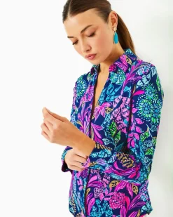 Online Upf 50+ Chillylilly Marlena Button Down Top Women Tops