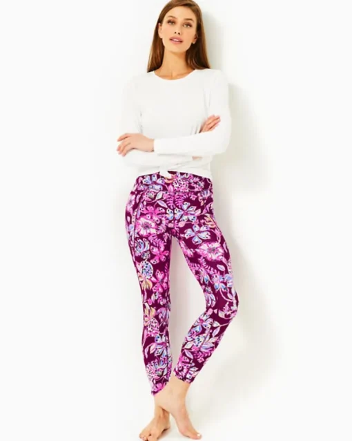 New Upf 50+ Luxletic 24" South Beach High Rise Midi Legging Women Loungewear