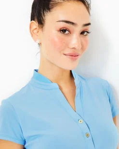 Flash Sale Upf 50+ Luxletic Frida Polo Women Activewear