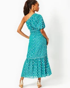 Best Sale Zelalynn One-Shoulder Maxi Dress Women Dresses